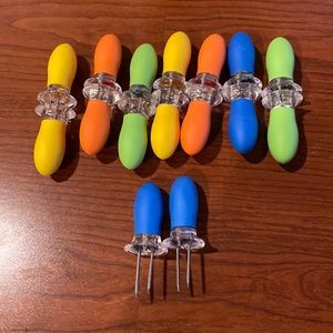 Corn Cob Holders — Set of 8